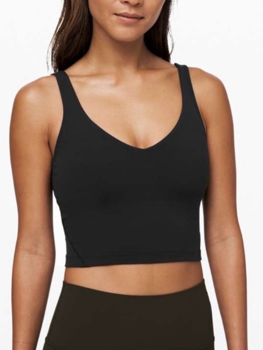 Lululemon Align Nulu Tank Sport Bra Black Size 6